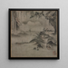 Looking at a waterfall - Sami — framed artwork on a wall