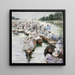 Regatta Painting - Friedrich Stahl Henley — framed artwork on a wall