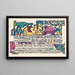 Announcement of an exhibition from to Rotterdam - Reijer Stolk — framed artwork on a wall