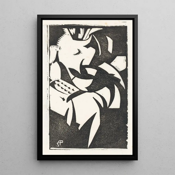 Abstract Composition - Reijer Stolk — framed artwork on a wall