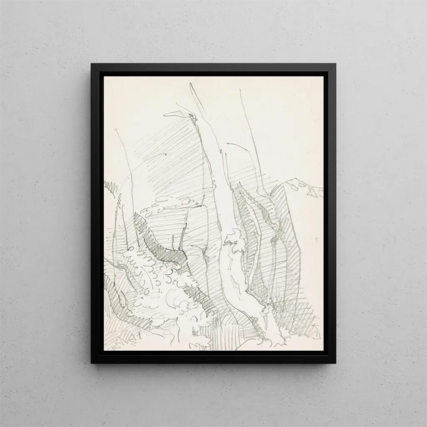 Tree Trunks - Reijer Stolk — framed artwork on a wall
