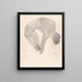 Nude Man Bent - Reijer Stolk — framed artwork on a wall