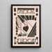 Ex libris painting by P Flrscheim - Reijer Stolk — framed artwork on a wall