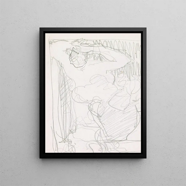 Study of Figure - Reijer Stolk — framed artwork on a wall