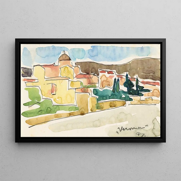 View of Verona - Reijer Stolk — framed artwork on a wall