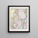 Nude Woman Lying Down - Reijer Stolk — framed artwork on a wall