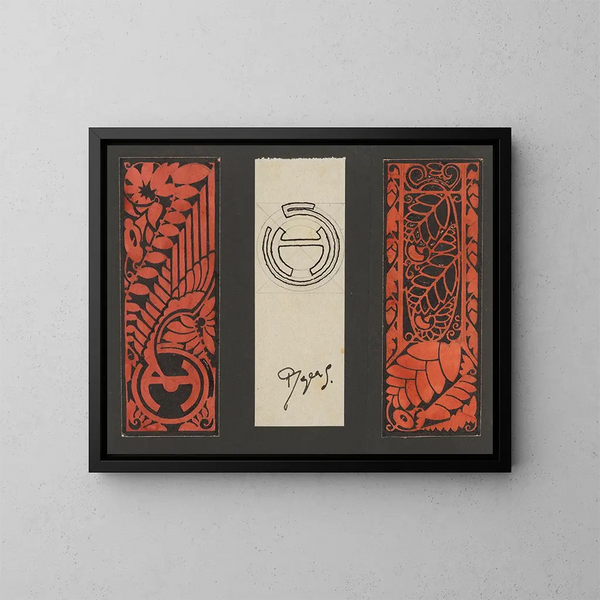 Conception avec panneaux décoratifs - Reijer Stolk — framed artwork on a wall