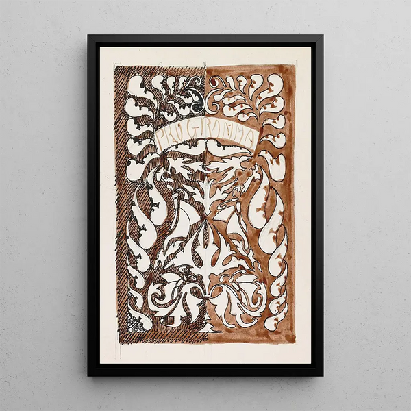 Cover design for a program - Reijer Stolk — framed artwork on a wall