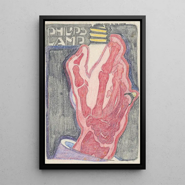 Advertising project for Philips lamp - Reijer Stolk — framed artwork on a wall