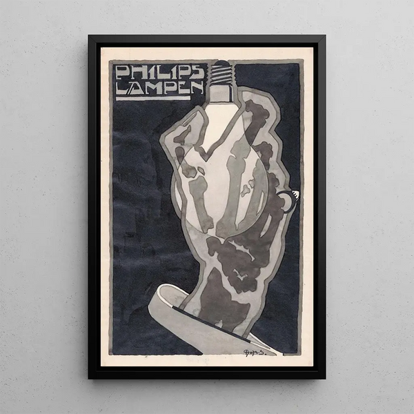 Advertising project for Philips lamps - Reijer Stolk — framed artwork on a wall