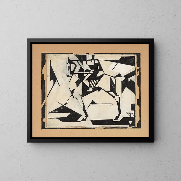 Cavalier - Reijer Stolk — framed artwork on a wall