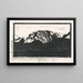 Snow on the Hollengebirge - Reijer Stolk — framed artwork on a wall