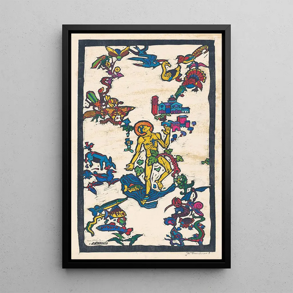 Saint François - Reijer Stolk — framed artwork on a wall