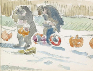 Two men in a street - Reijer Stolk — artwork view