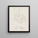 Vase with Flowers on a Table - Reijer Stolk — framed artwork on a wall