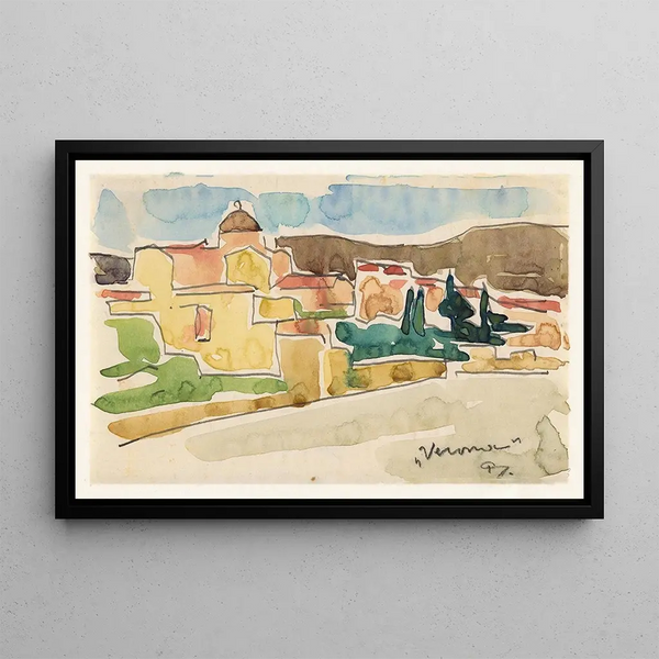 View of Verona - Reijer Stolk — framed artwork on a wall