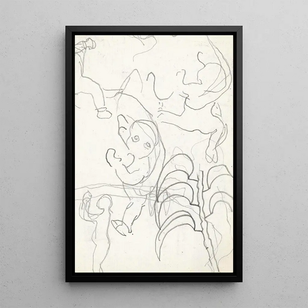 Women with Babies - Reijer Stolk — framed artwork on a wall