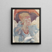 The woman with the umbrella - Reijer Stolk — framed artwork on a wall