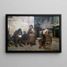 Soupe des pauvres - Reinaldo Giudici — framed artwork on a wall