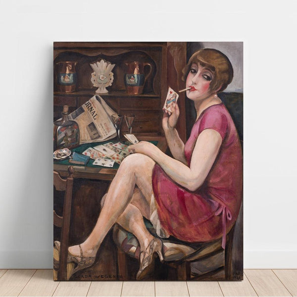 Reproduction of the painting Queen of Hearts Painting - Portrait of Lili - Gerda Wegener