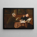 A Dispute - Reinhard Sebastian Zimmermann — framed artwork on a wall
