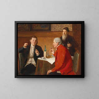 A good glass - Reinhard Sebastian Zimmermann — framed artwork on a wall