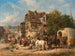 An animated scene at the rest area - Reinhold Braun — artwork view
