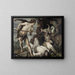 Cadmus tuant le dragon - Reinhold Timm — framed artwork on a wall