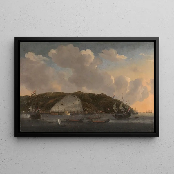 View of Algiers - Reinier Nooms — framed artwork on a wall