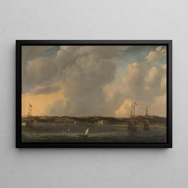 View of Tunis - Reinier Nooms — framed artwork on a wall