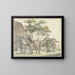 Car with two horses at the De Donkere Kuil inn near Haarlem - Reinier Vinkeles — framed artwork on a wall