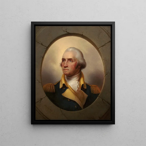 George Washington - Rembrandt Peale — framed artwork on a wall
