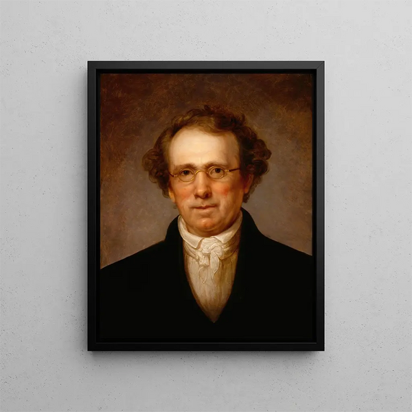 Portrait of Henry Robinson - Rembrandt Peale — framed artwork on a wall