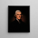 Thomas Jefferson - Rembrandt Peale — framed artwork on a wall