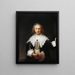 Agatha Bas - Rembrandt van Rijn — framed artwork on a wall