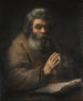 An elderly man in prayer - Rembrandt van Rijn — artwork view