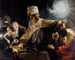 The Feast of Balthazar - Rembrandt van Rijn — artwork view