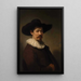Herman Doomer - Rembrandt van Rijn — framed artwork on a wall