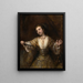 Lucrèce - Rembrandt van Rijn — framed artwork on a wall