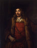 Homme au manteau doublé de fourrure - Rembrandt van Rijn — artwork view