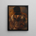 Moses breaking the Tablets of the Law - Rembrandt van Rijn — framed artwork on a wall