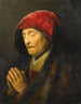 Old woman praying - Rembrandt van Rijn — artwork view