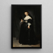Oopjen Coppit - Rembrandt van Rijn — framed artwork on a wall