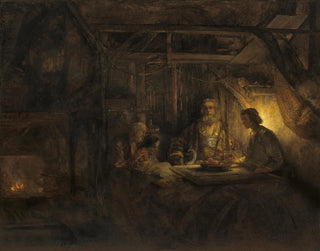 Phylémon and Baucis - Rembrandt van Rijn — artwork view
