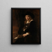 Portrait of Gerard de Lairesse - Rembrandt van Rijn — framed artwork on a wall