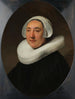 Portrait Painting of Haesje Jacobsdr van Cleyburg - Rembrandt van Rijn — artwork view