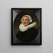 Portrait Painting of Haesje Jacobsdr van Cleyburg - Rembrandt van Rijn — framed artwork on a wall