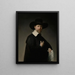 Portrait of Marten Looten - Rembrandt van Rijn — framed artwork on a wall