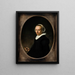 Portrait of a 39-year-old woman - Rembrandt van Rijn — framed artwork on a wall