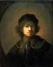 Portrait of the artist as a young man - Rembrandt van Rijn — artwork view